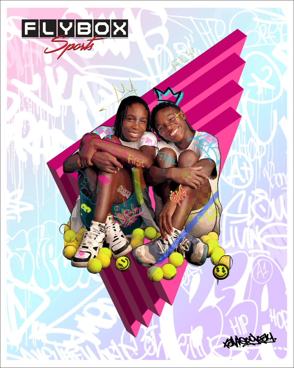 Sister Sister - Limited Edition Art Print | FlyBox Sports